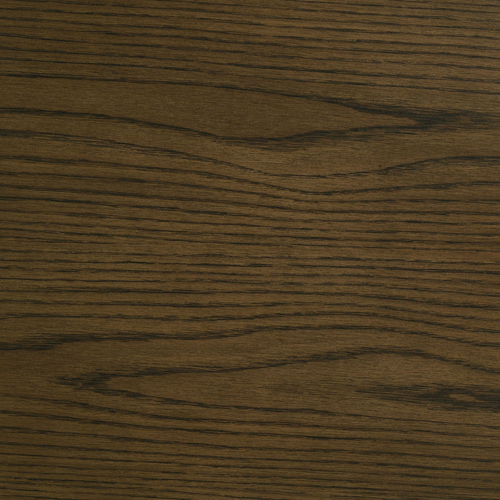 Kessler Round Sculptural Wood End Table Brown
