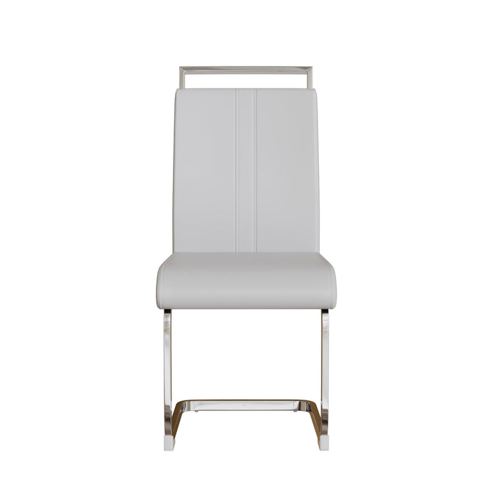 Modern Dining Chairs With Padded Seat, High Back