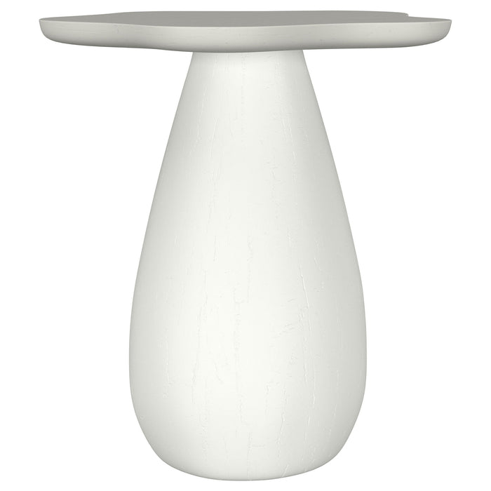 Perth 20-inch Side Table with Cloud-Shaped Top Off White