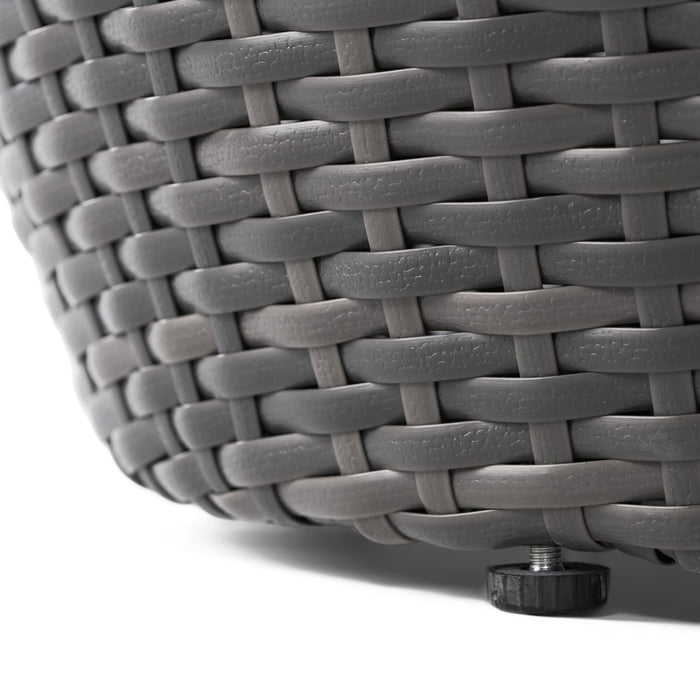 Outdoor Wicker Patio Side Table