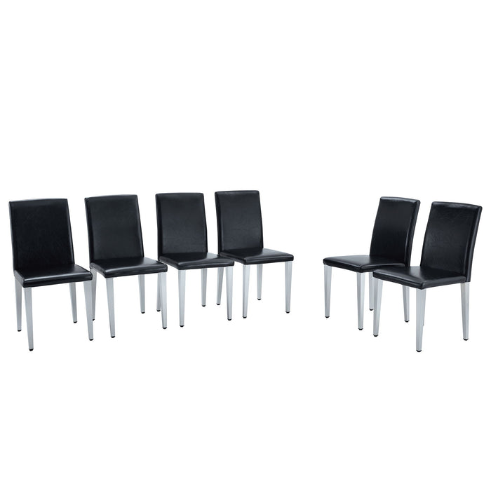 Elegant Upholstered Chairs & Metal Legs