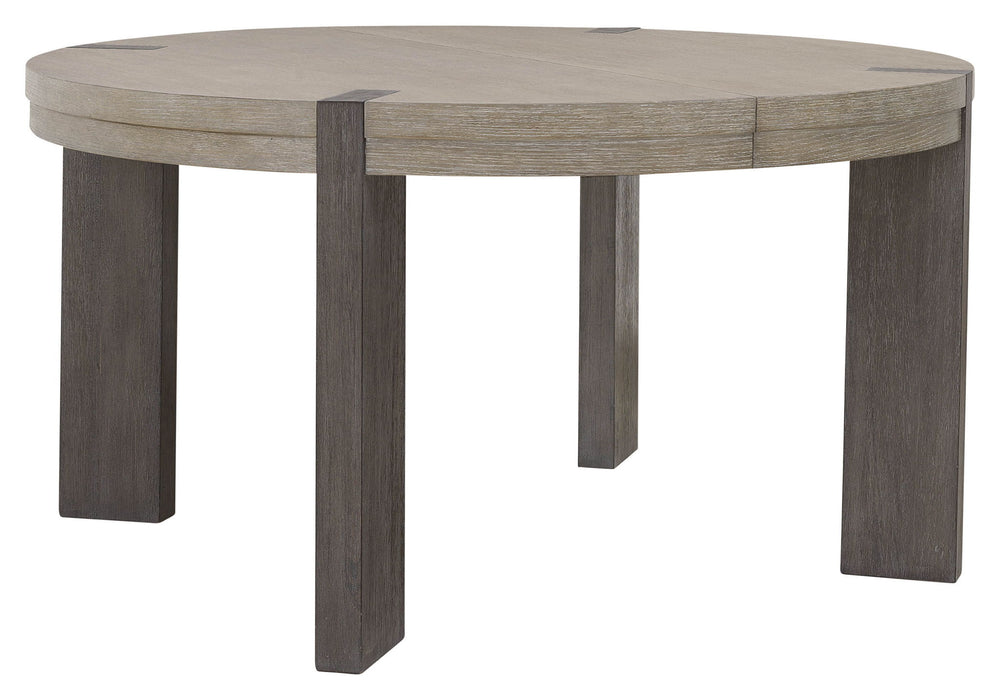 Anderson Park - Round Dining Table - Moose Trail / Frontier Brown