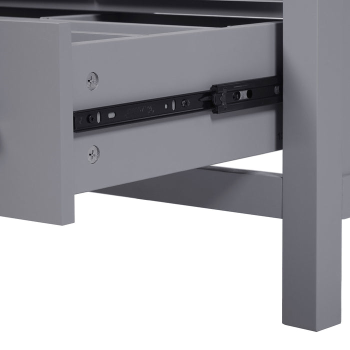 Bathroom Vanity With Integrated Undermount Ceramic Sink, 2 Doors And 1 Drawer, Soft Close Hinges