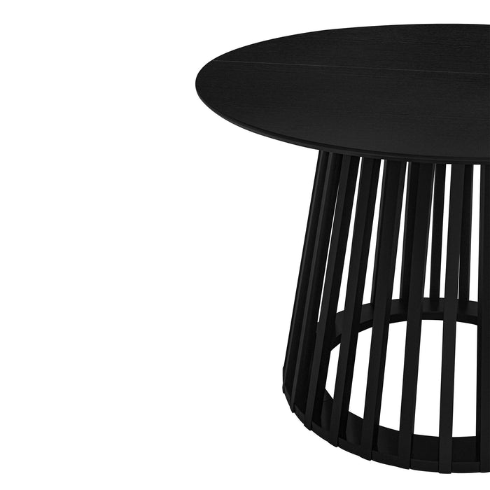 Modern Round Coffee Table With Grille Moldin