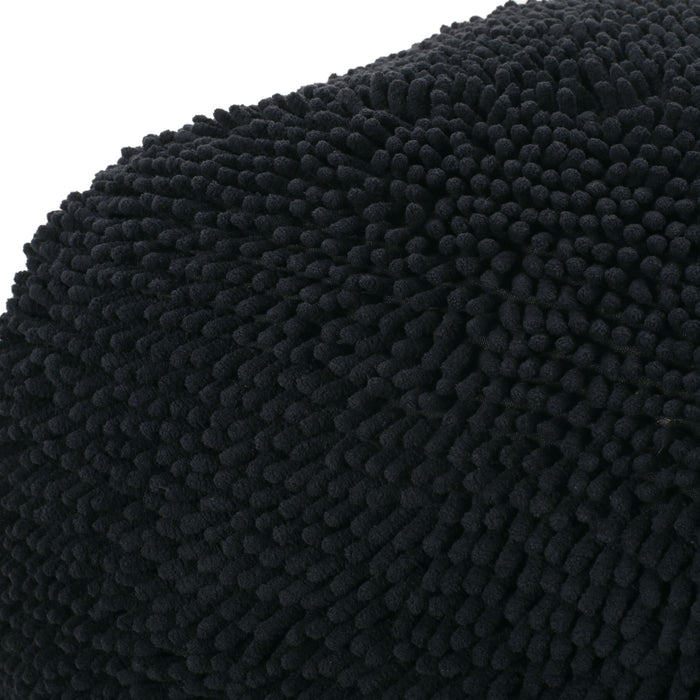 Spongy Microfiber Square Pouf Soft Seating
