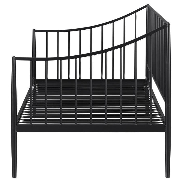 Newbury - Metal Twin Daybed Bed Frame - Matte Black