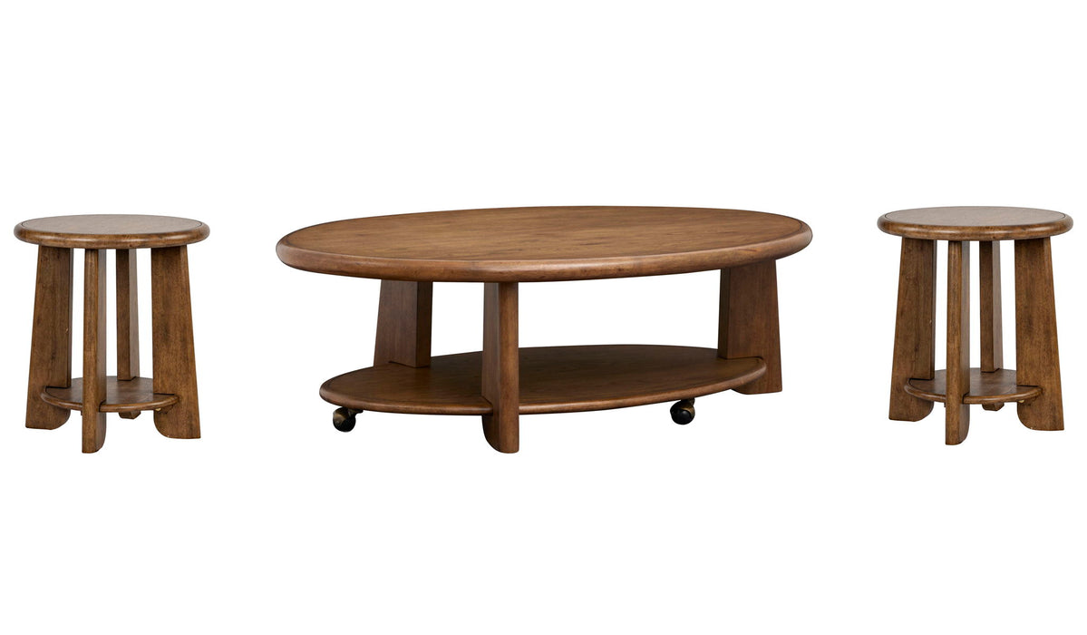 Tanner - Oval Cocktail Table Set