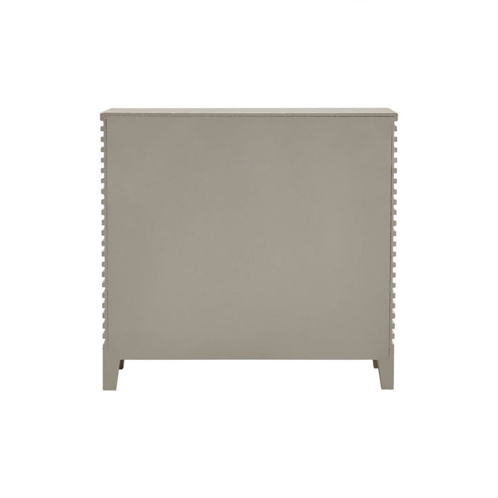 Fancy Design Chest With Ample Storage - Gray