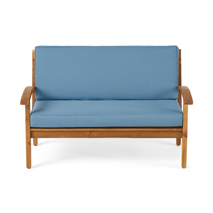 Outdoor Chat Set With Coffee Table And Loveseat