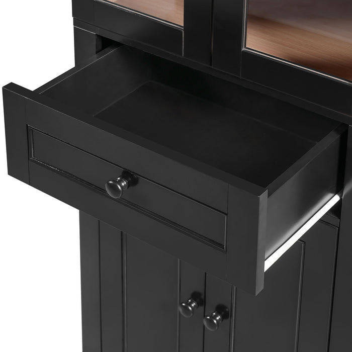 Bathroom Storage Cabinet, Adjustable Shelves & Drawer, Freestanding Linen Tower