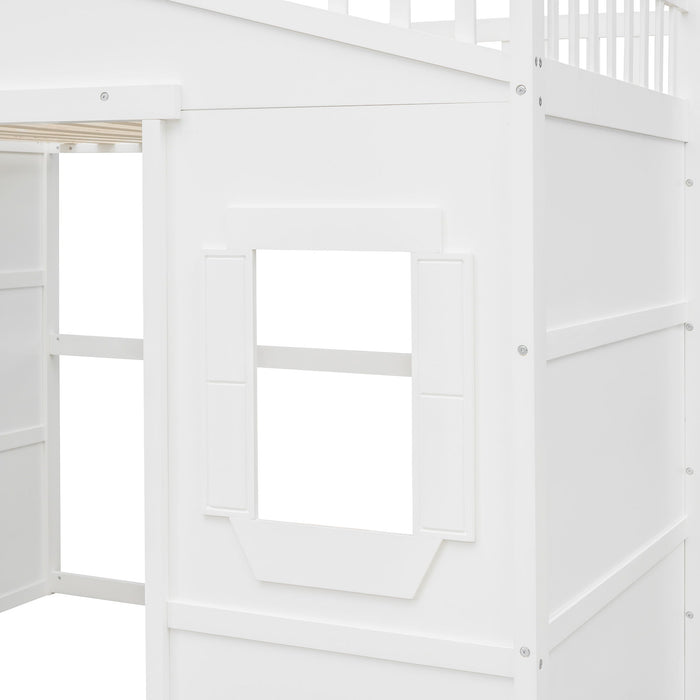 House Loft Bed With Ladder