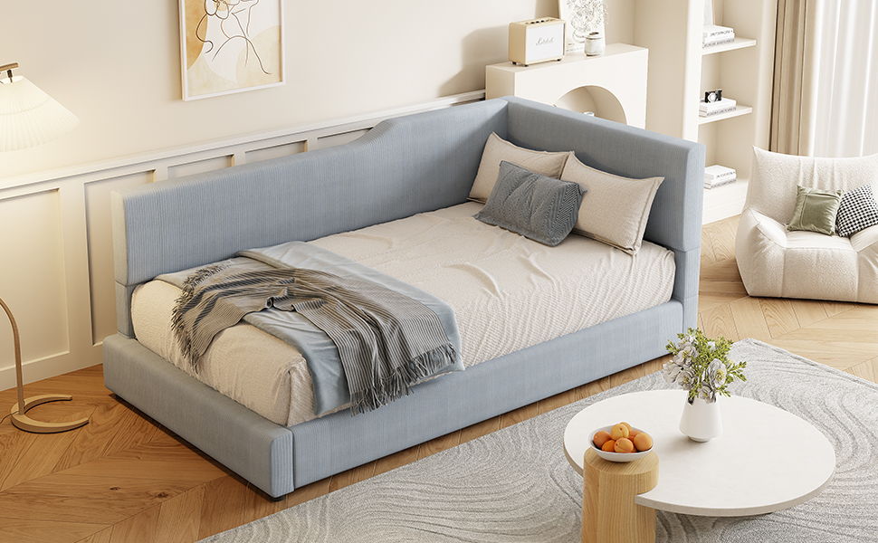 L Shaped Upholstered Daybed