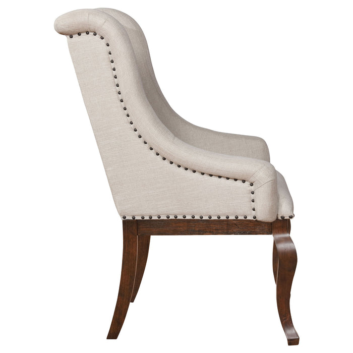 Atwell - Upholstered Arm Chair (Set of 2) - Rustic