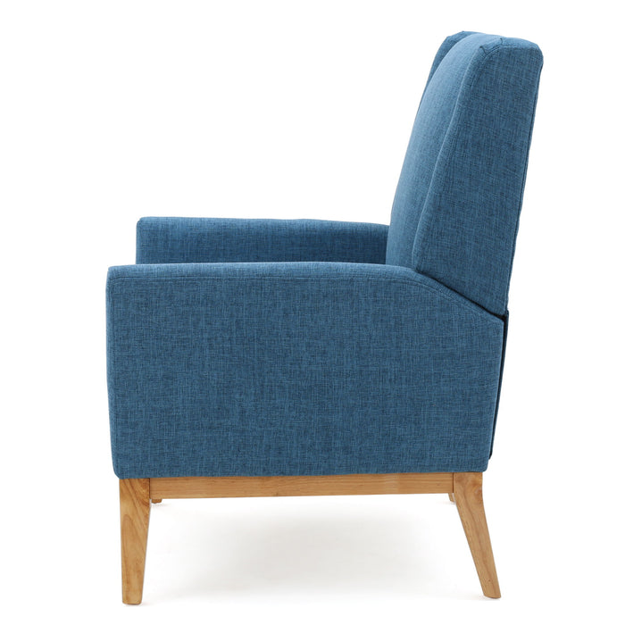 Modern Accent Chair With Padded Cushion Seat