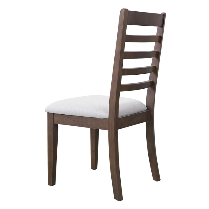 Extendable Dining Set, Farmhouse Extendable Table With Upholstered Chairs