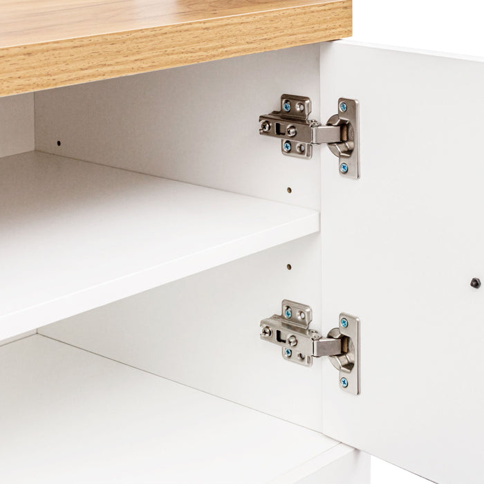 Farmhouse 4 In 1 Hall Tree With Wood Grain Bench And Top