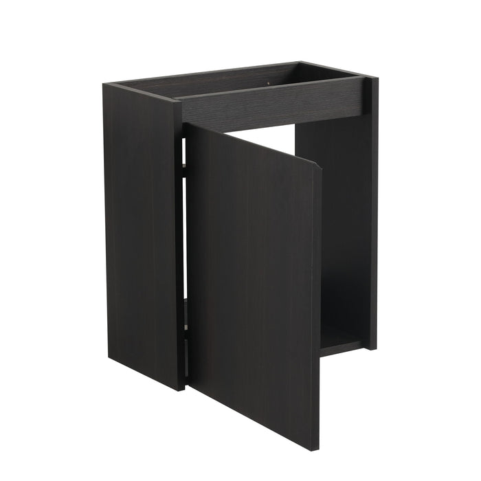 Modern Bathroom Vanity With Ceramic Basin, Wall Mounted Floating Sink Combo, Storage Cabinet