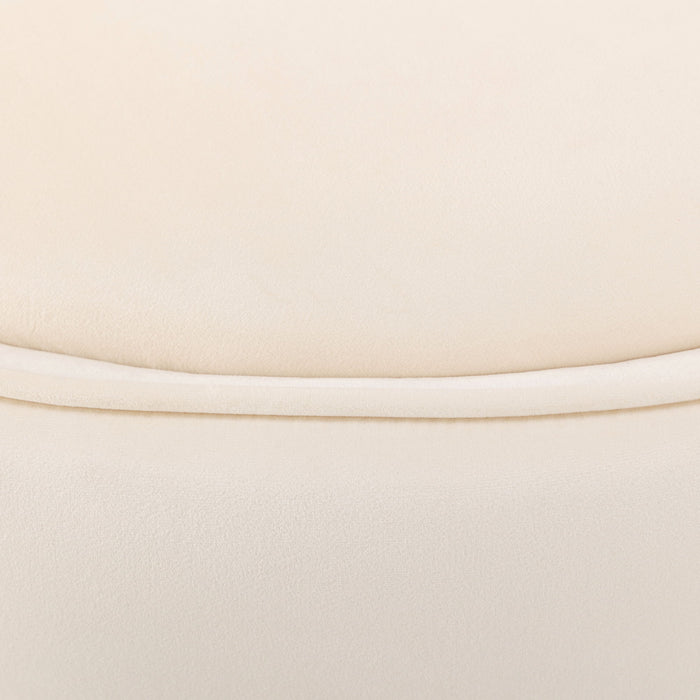 360 Degree Swivel Over Sized Upholstered Barrel Chair