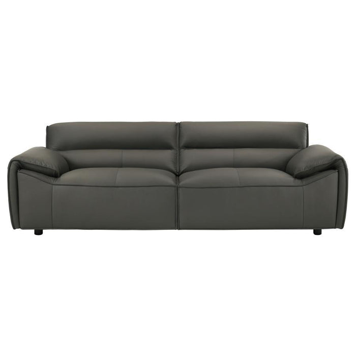 Buxton - Top Grain Leather Upholstered Sofa