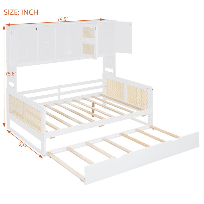 Daybed And All In One Cabinet And Shelf