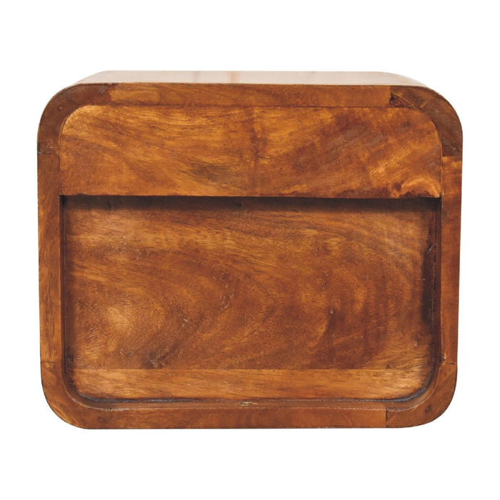 Curve Upper Slot Floating Nightstand