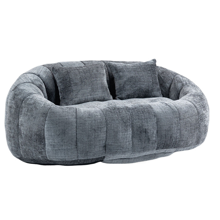 Bean Bag Lazy Sofa, Durable Comfort Lounger High Back Bean Bag Chair Couch