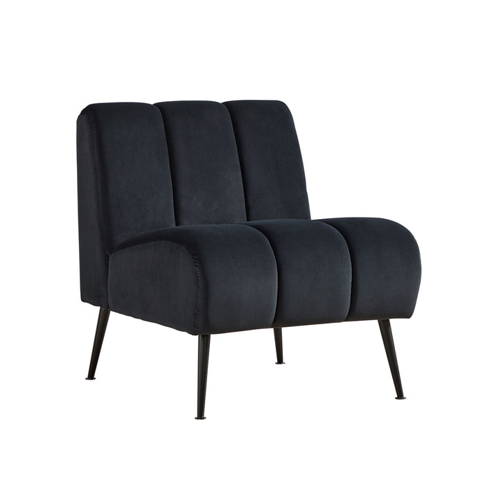 Upholstered Armless Chair For Living Room