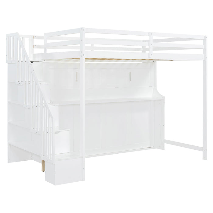 Murphy Bed With Smart Hydraulic System And Desk Design