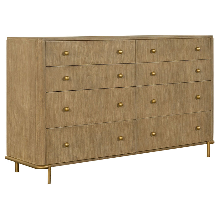 Arini 5-piece Queen Bedroom Set Cream and Sand Wash