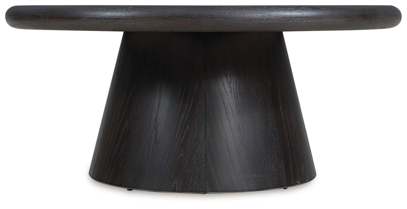 Bracken - Round Cocktail Table - French Black