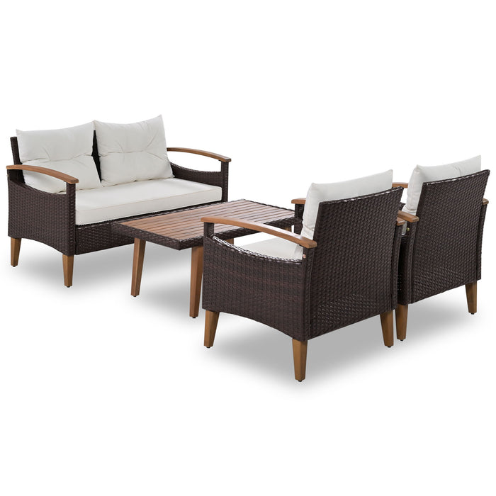4 Piece Garden Furniture, Patio Seating Set