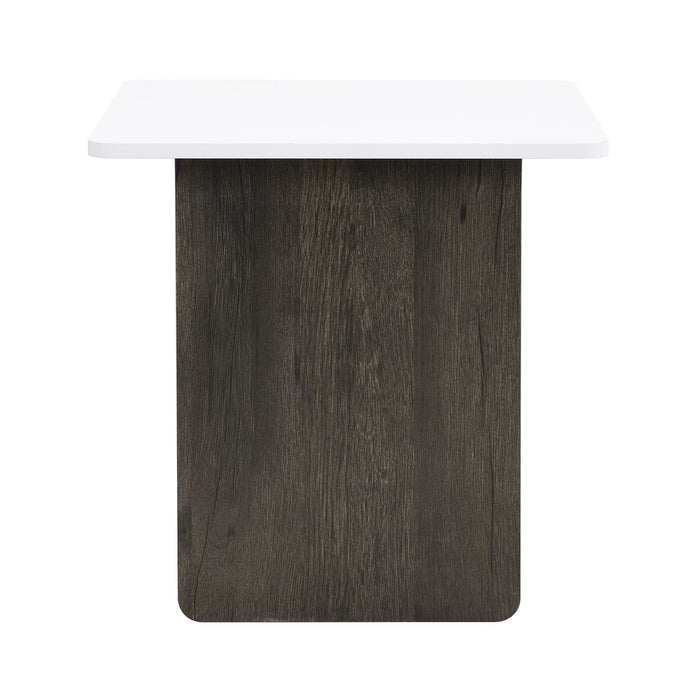 Small Square Coffee Table With End Table (Set of 2)