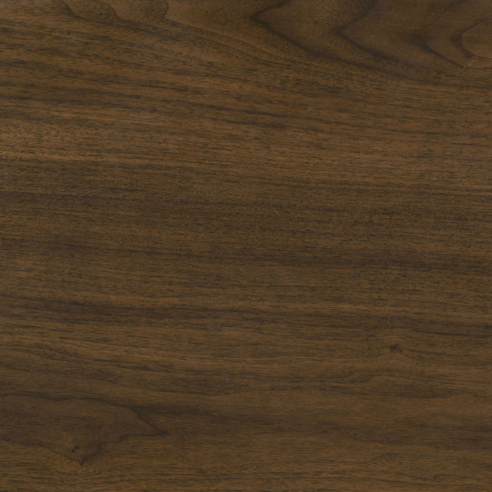 Hamlyn Round Fluted Occasional Cocktail Coffee Table Walnut