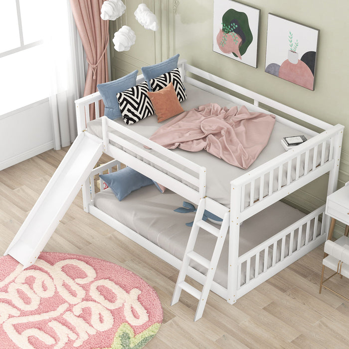 Bunk Bed With Convertible Slide And Ladder