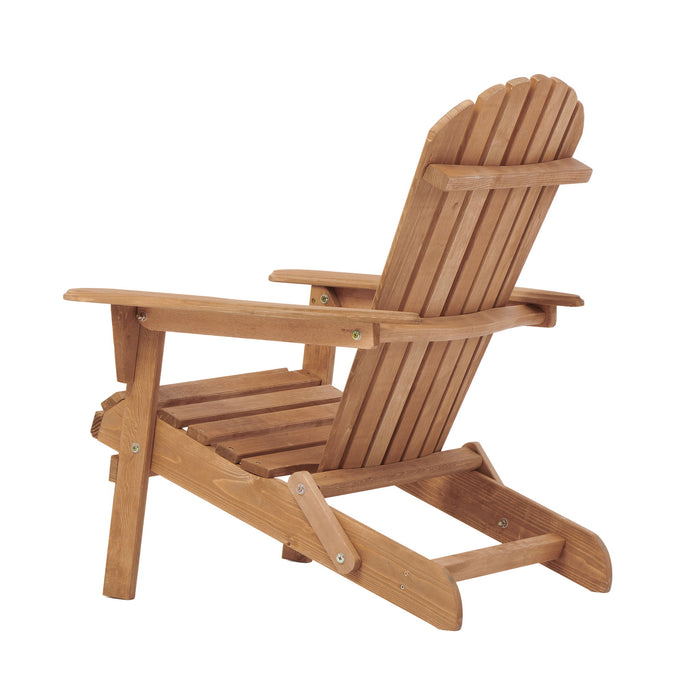 Oversize Outdoor Folding Adirondack Chair, Patio Chair For Garden