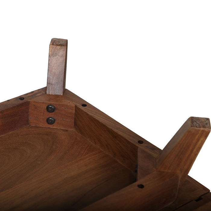 Sierra 6 Drawer Sideboard, Wood Credenza / Cabinets / Chests / Nightstands - Natural Wood / Brown