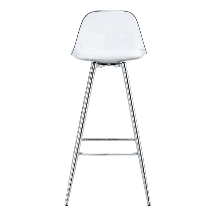 Stylish Upholstered Bar Chairs With Metal Leg
