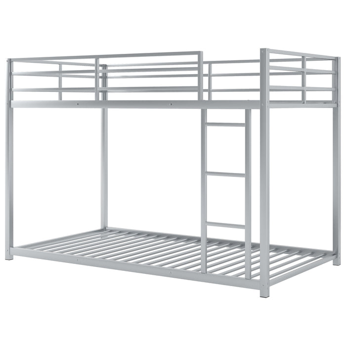 Metal Bunk Bed, Low Bunk Bed With Ladder