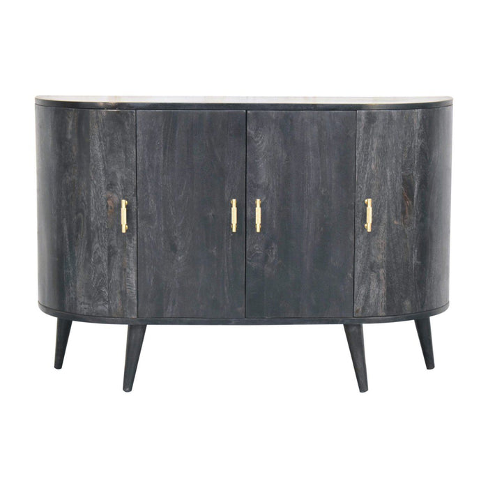 Quad - T Bar Cabinet - Ash Black
