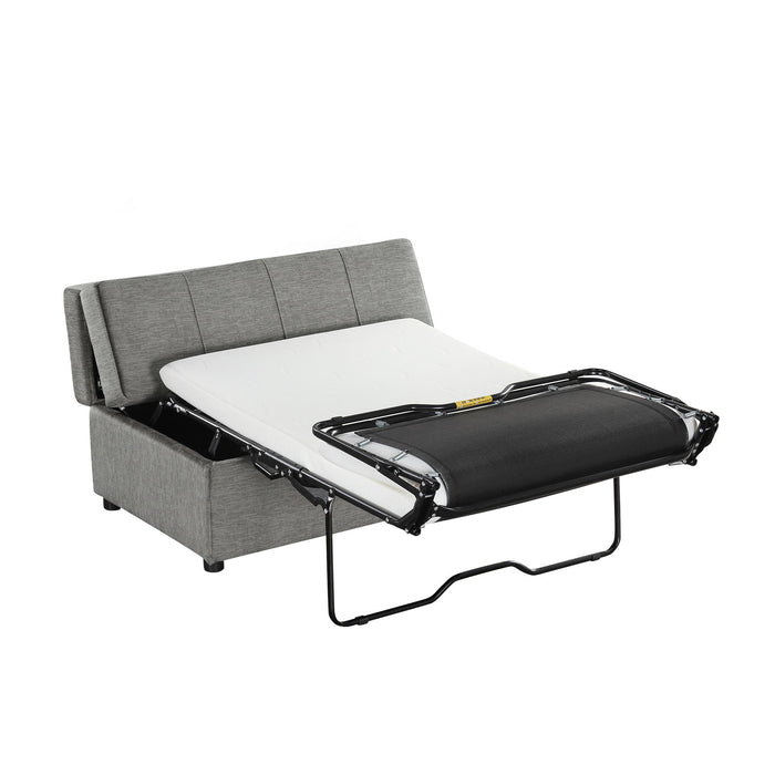 Twin Size Folding Ottoman Sleeper Bed With Mattress Convertible Guest Bed