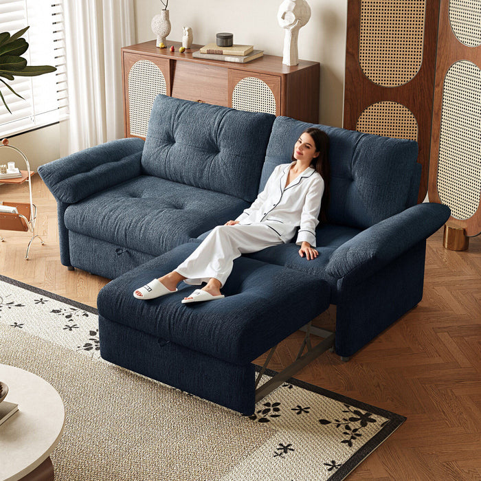 Sofa Bed, 2 In 1 Design For Living Rooms