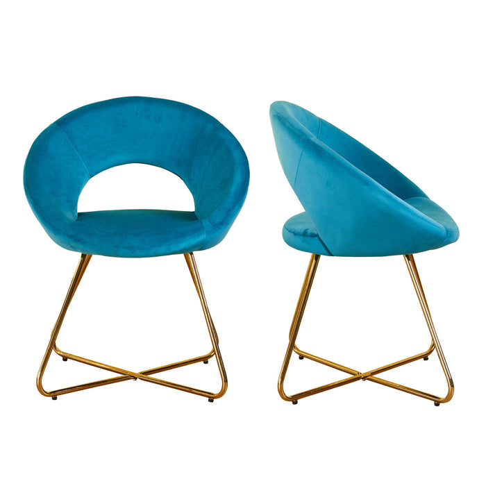 Modern Accent Velvet Lounge Chair