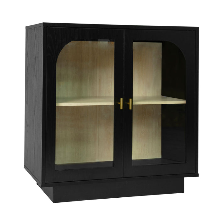 Storage Cabinet With Acrylic Door For Living Room