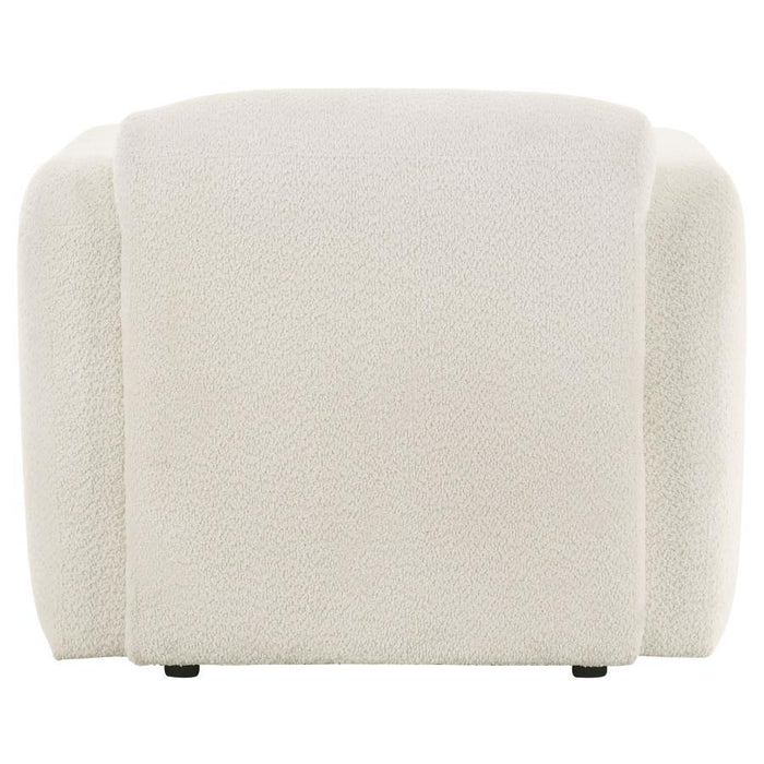 Dorset - Fabric Upholstered Round Track Arm Accent Chair