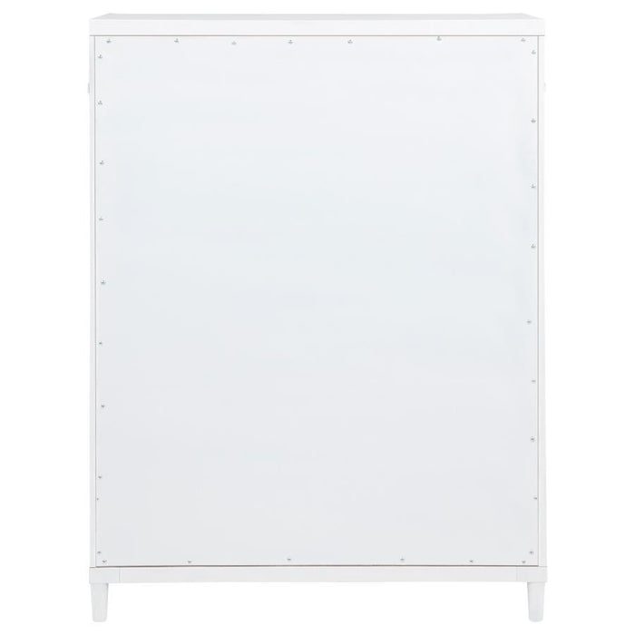 Gracemont - 5-Drawer Bedroom Chest Of Drawers - White