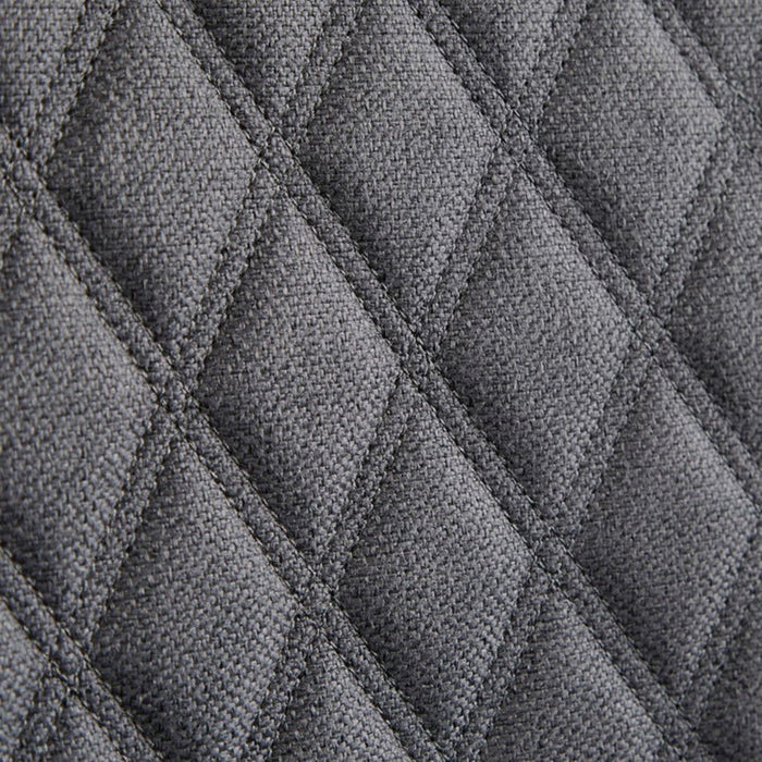 Heston - Accent Chair With Quilted Back And Nailheads - Gray