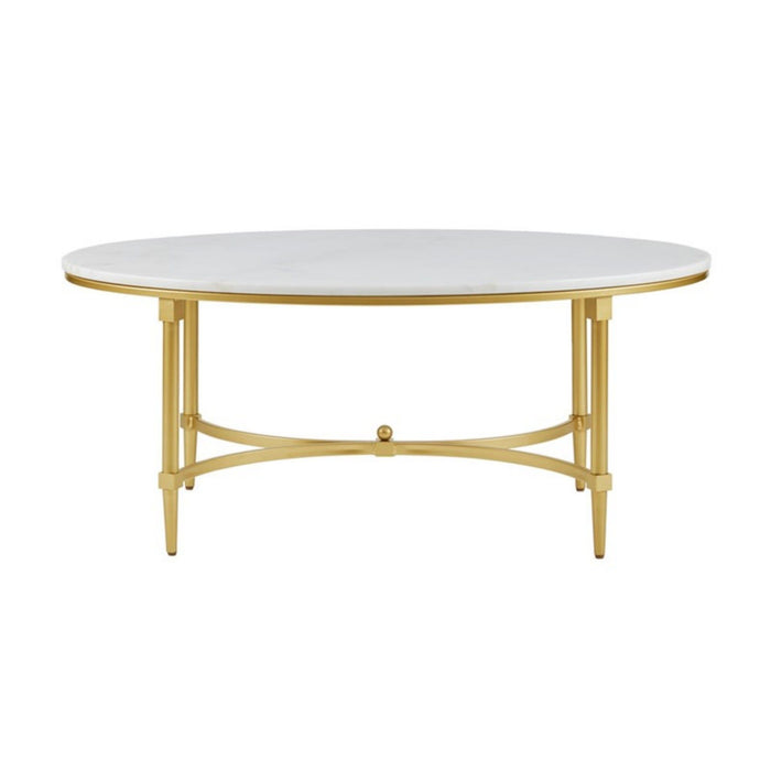 Bordeaux - Coffee Table - White / Gold
