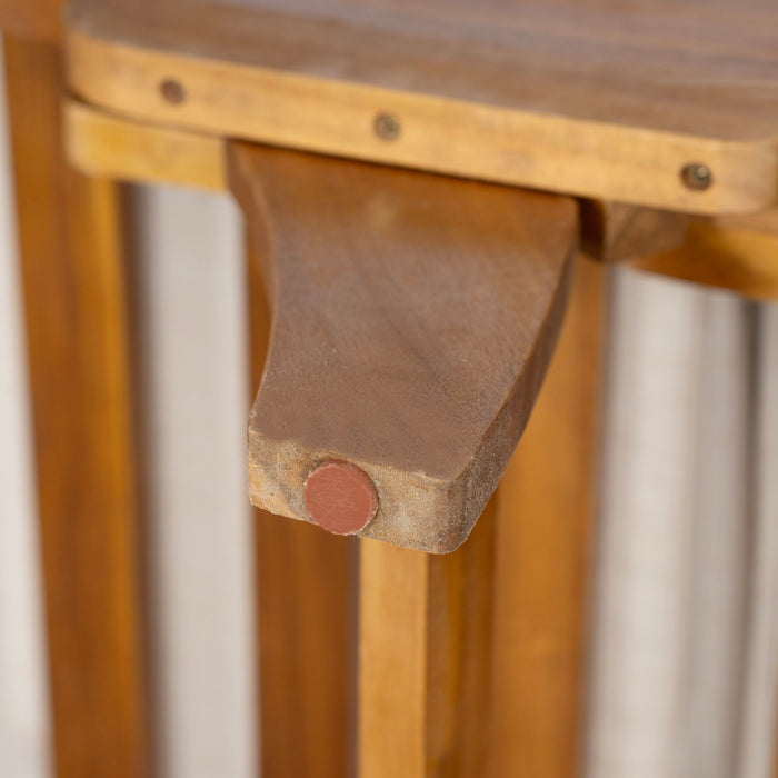 Outdoor Patio Daybed Sofa, 3 Seat Sofa With Foldable Arm 4 Back Pillows