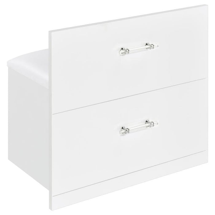 Flora - 2-Drawer Vanity Set With LED Mirror