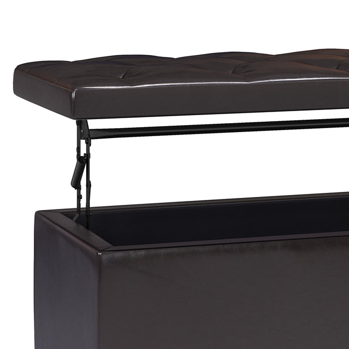 Hamilton - Upholstered Lift Top Rectangular Storage Ottoman